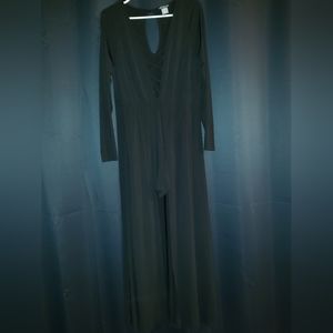 Venus Black High Low Romper Size Large